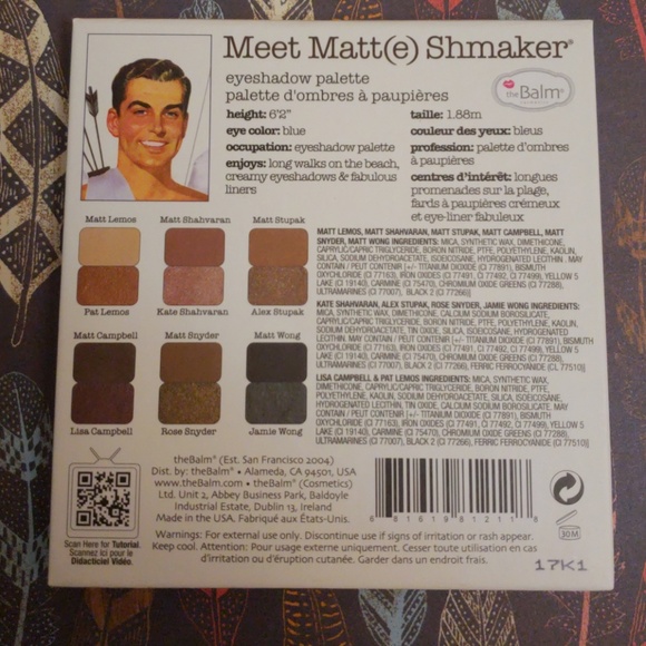 THE BALM MEET MATT(E) SHMAKER - Picture 4 of 4